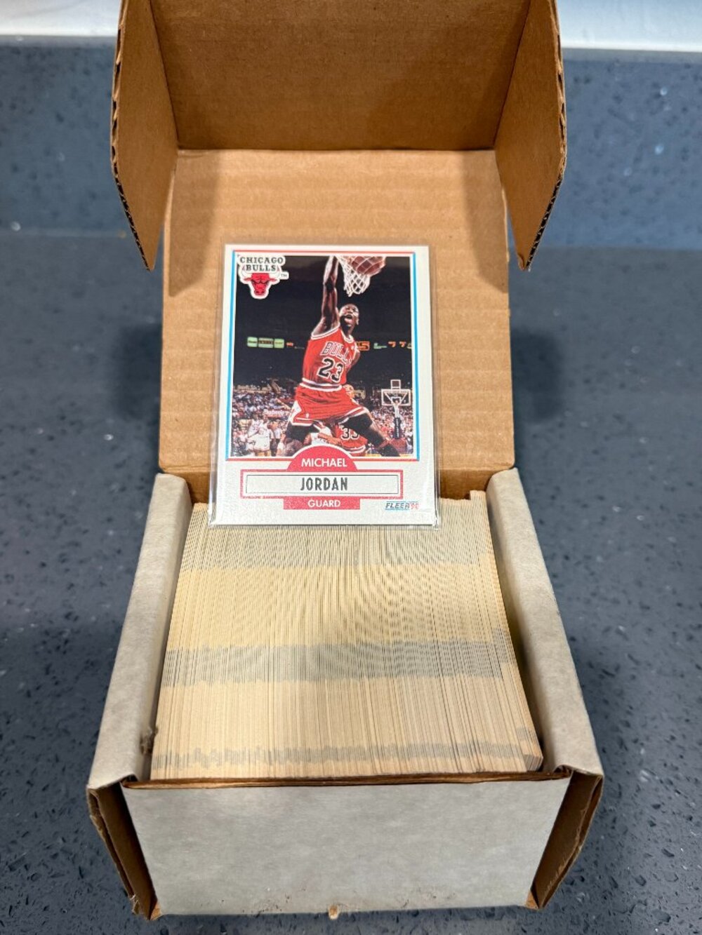 1990-91 Fleer Basketball COMPLETE SET (198 cards) Michael Jordan HOF